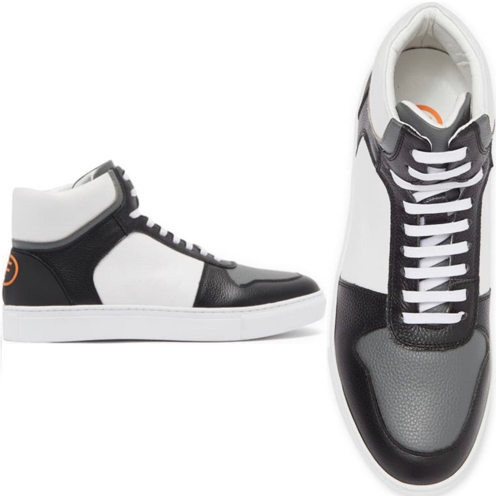 French Connection Jump Colorblock Leather High Top Sneaker (Men) - Picture 7 of 13